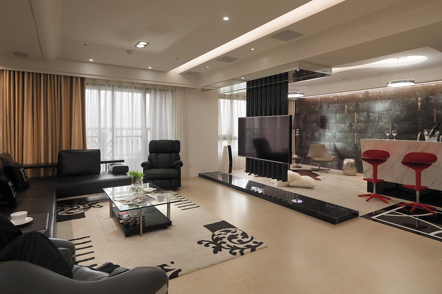 丰城南天金源140平米现代简约四居室装修设计效果图